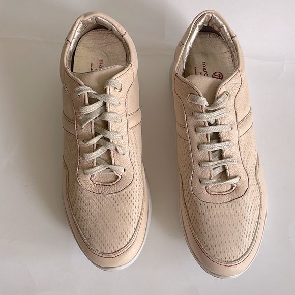 NWT Marc Joseph New York FT Greene Leather Shoes ,Cream ,Size 6.5 - Picture 1 of 10